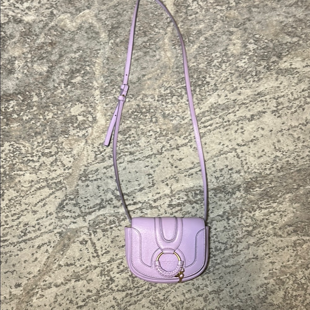 See By Chloe Purple Crossbody Bag with Minimalist Design